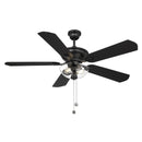 Savoy House M2026 52" Outdoor Ceiling Fan with LED Light Kit