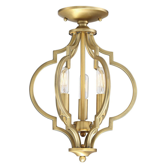 Savoy House M60055 3-lt 11" Semi Flush Mount