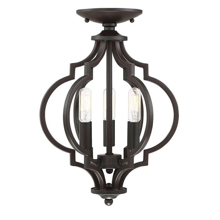 Savoy House M60055 3-lt 11" Semi Flush Mount