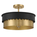 Savoy House M60072 3-lt 16" Semi Flush Mount
