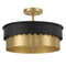 Savoy House M60072 3-lt 16" Semi Flush Mount
