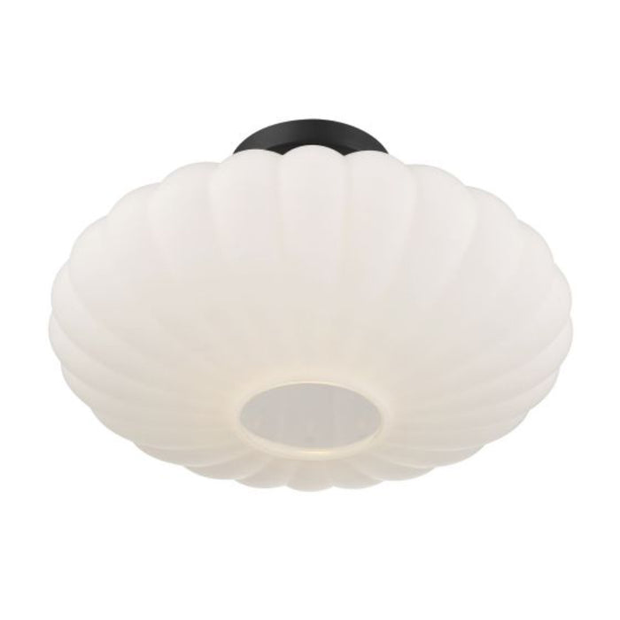 Savoy House M60075 1-lt 18" Semi-Flush Mount - Matte Black