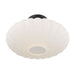 Savoy House M60075 1-lt 18" Semi-Flush Mount - Matte Black