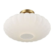 Savoy House M60075 1-lt 18" Semi-Flush Mount - Natural Brass