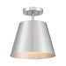 Savoy House M60076 1-lt 10" Semi-Flush Mount - Brushed Nickel