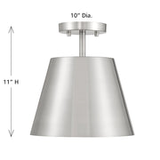 Savoy House M60076 1-lt 10" Semi-Flush Mount