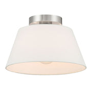 Savoy House M60077 3-lt 12" Flush Mount - Brushed Nickel