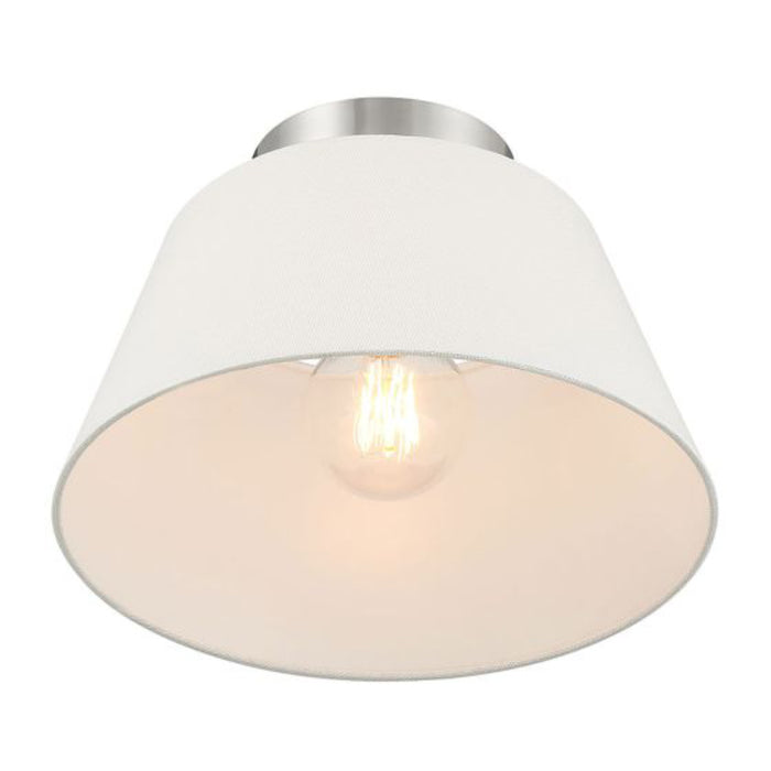 Savoy House M60077 3-lt 12" Flush Mount - Brushed Nickel