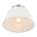Savoy House M60077 3-lt 12" Flush Mount - Brushed Nickel