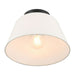Savoy House M60077 3-lt 12" Flush Mount - Matte Black