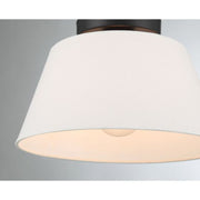 Savoy House M60077 3-lt 12" Flush Mount - Matte Black