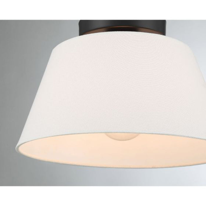 Savoy House M60077 3-lt 12" Flush Mount - Matte Black