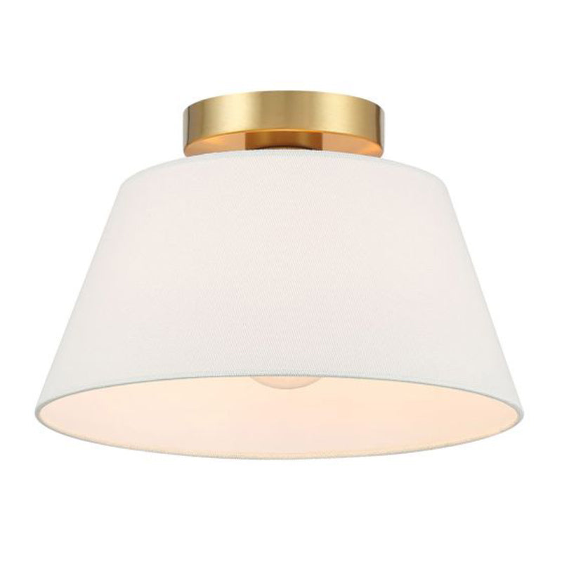 Savoy House M60077 3-lt 12" Flush Mount - Natural Brass