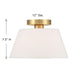 Savoy House M60077 3-lt 12" Flush Mount