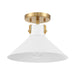 Savoy House M60078 1-lt 12" Semi-Flush Mount