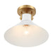 Savoy House M60078 1-lt 12" Semi-Flush Mount
