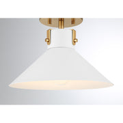 Savoy House M60078 1-lt 12" Semi-Flush Mount