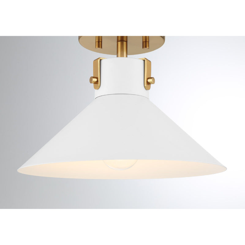 Savoy House M60078 1-lt 12" Semi-Flush Mount