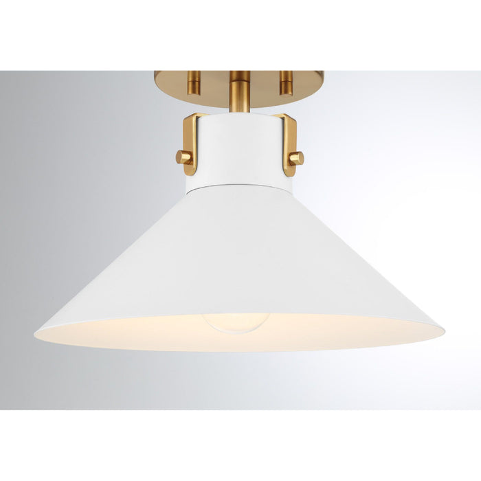 Savoy House M60078 1-lt 12" Semi-Flush Mount