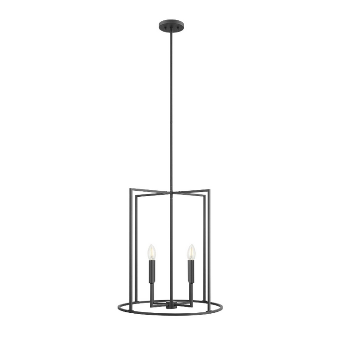 Savoy House M7044 4-lt 19" LED Pendant - Matte Black