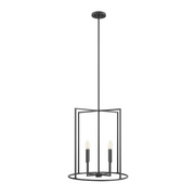Savoy House M7044 4-lt 19" LED Pendant - Matte Black