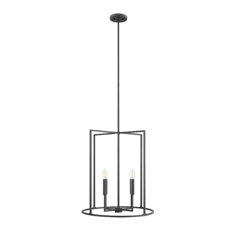 Savoy House M7044 4-lt 19" LED Pendant - Matte Black