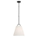 Savoy House M7045 1-lt 15" Pendant - Matte Black