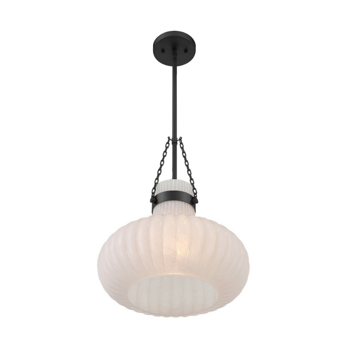 Savoy House M7046 1-lt 15" LED Pendant - Matte Black