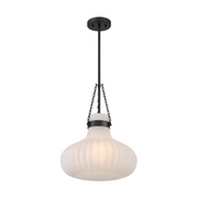 Savoy House M7046 1-lt 15" LED Pendant - Matte Black