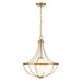 Savoy House M7047 1-lt 18" Pendant - Natural Brass
