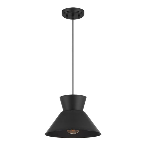 Savoy House M7049 1-lt 12" LED Pendant - Matte Black