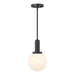 Savoy House M7050 1-lt 8" Pendant - Matte Black