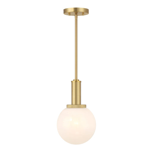 Savoy House M7050 1-lt 8" Pendant - Natural Brass
