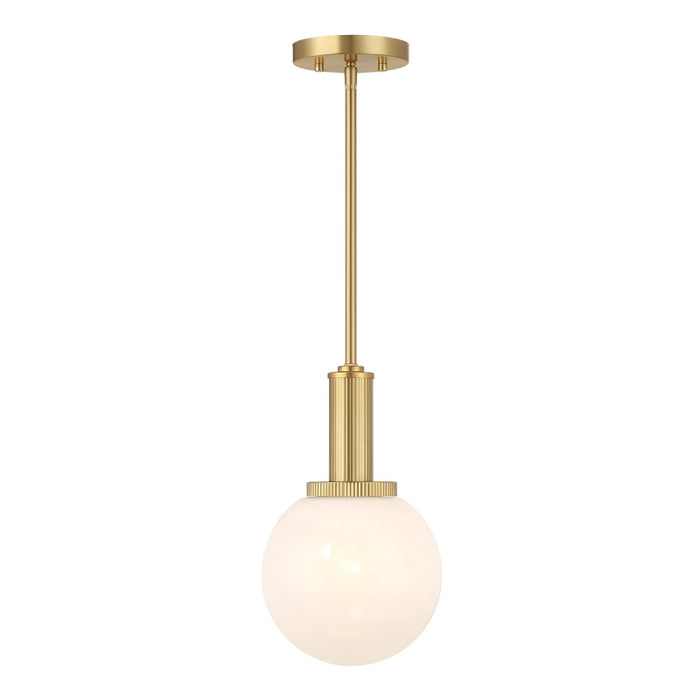 Savoy House M7050 1-lt 8" Pendant - Natural Brass