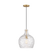 Savoy House M7053 1-lt 13" LED Pendant - Natural Brass