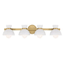 Savoy House M80076 4-lt 34" Bathroom Vanity Light
