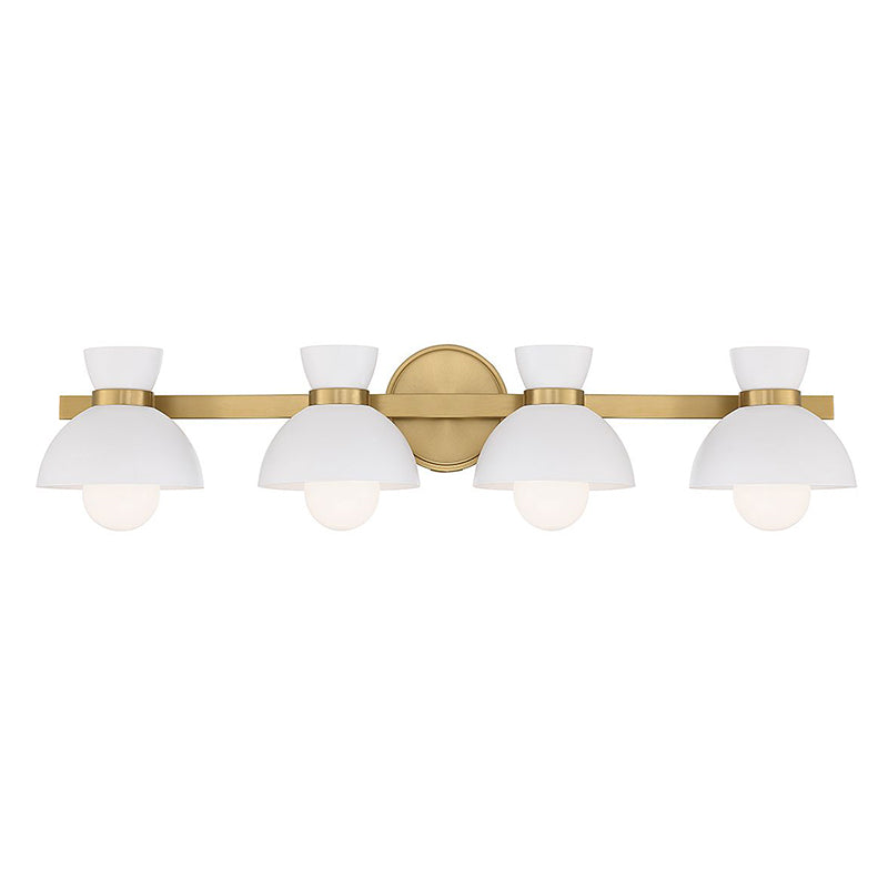 Savoy House M80076 4-lt 34" Bathroom Vanity Light