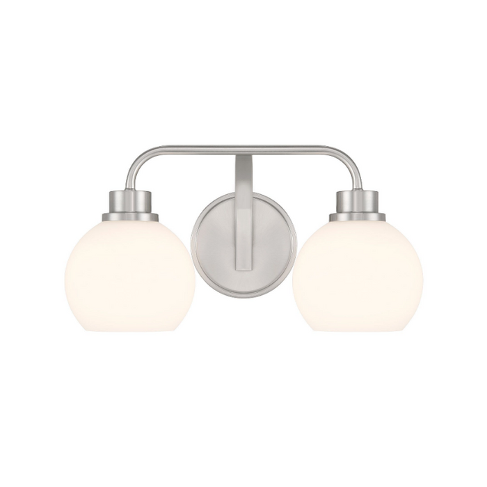 Savoy House M80080 2-lt 16" LED Bathroom Vanity Light - Brushed Nickel
