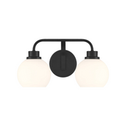 Savoy House M80080 2-lt 16" LED Bathroom Vanity Light - Matte Black
