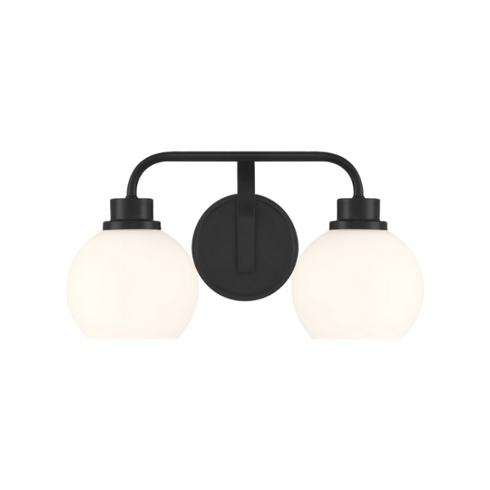 Savoy House M80080 2-lt 16" LED Bathroom Vanity Light - Matte Black