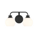 Savoy House M80080 2-lt 16" LED Bathroom Vanity Light - Matte Black