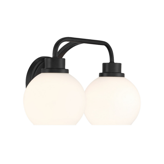 Savoy House M80080 2-lt 16" LED Bathroom Vanity Light - Matte Black