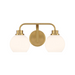 Savoy House M80080 2-lt 16" LED Bathroom Vanity Light - Natural Brass