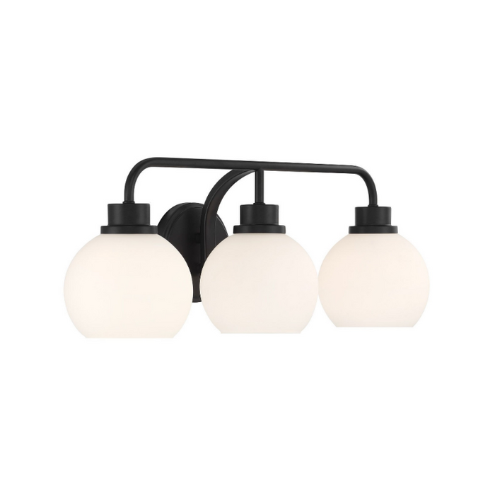 Savoy House M80081 3-lt 24" LED Bathroom Vanity Light - Matte Black