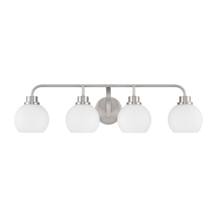 Savoy House M80082 4-lt 32" LED Bathroom Vanity Light - Brushed Nickel