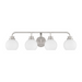 Savoy House M80082 4-lt 32" LED Bathroom Vanity Light - Brushed Nickel