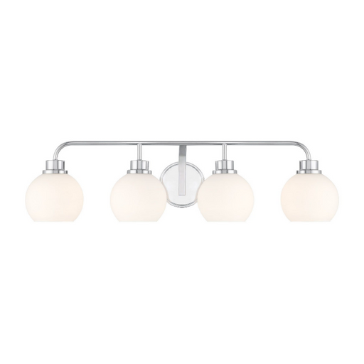 Savoy House M80082 4-lt 32" LED Bathroom Vanity Light - Chrome