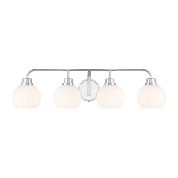 Savoy House M80082 4-lt 32" LED Bathroom Vanity Light - Chrome
