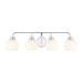 Savoy House M80082 4-lt 32" LED Bathroom Vanity Light - Chrome