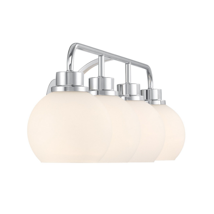 Savoy House M80082 4-lt 32" LED Bathroom Vanity Light - Chrome
